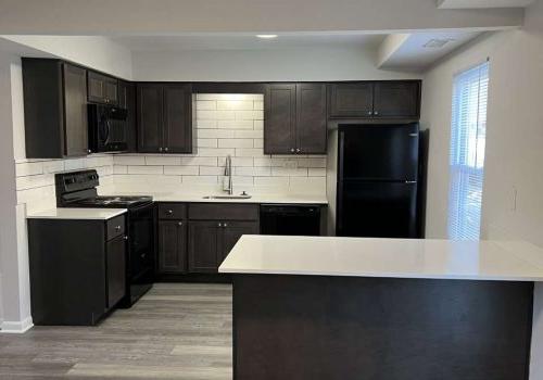 Modern kitchen with new appliances